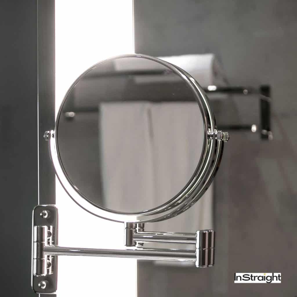 how to fix a scratch mirror back